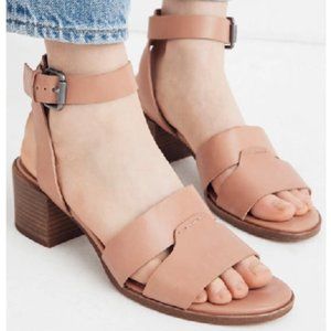 Madewell Kate Sandal in Coral sz 7.5